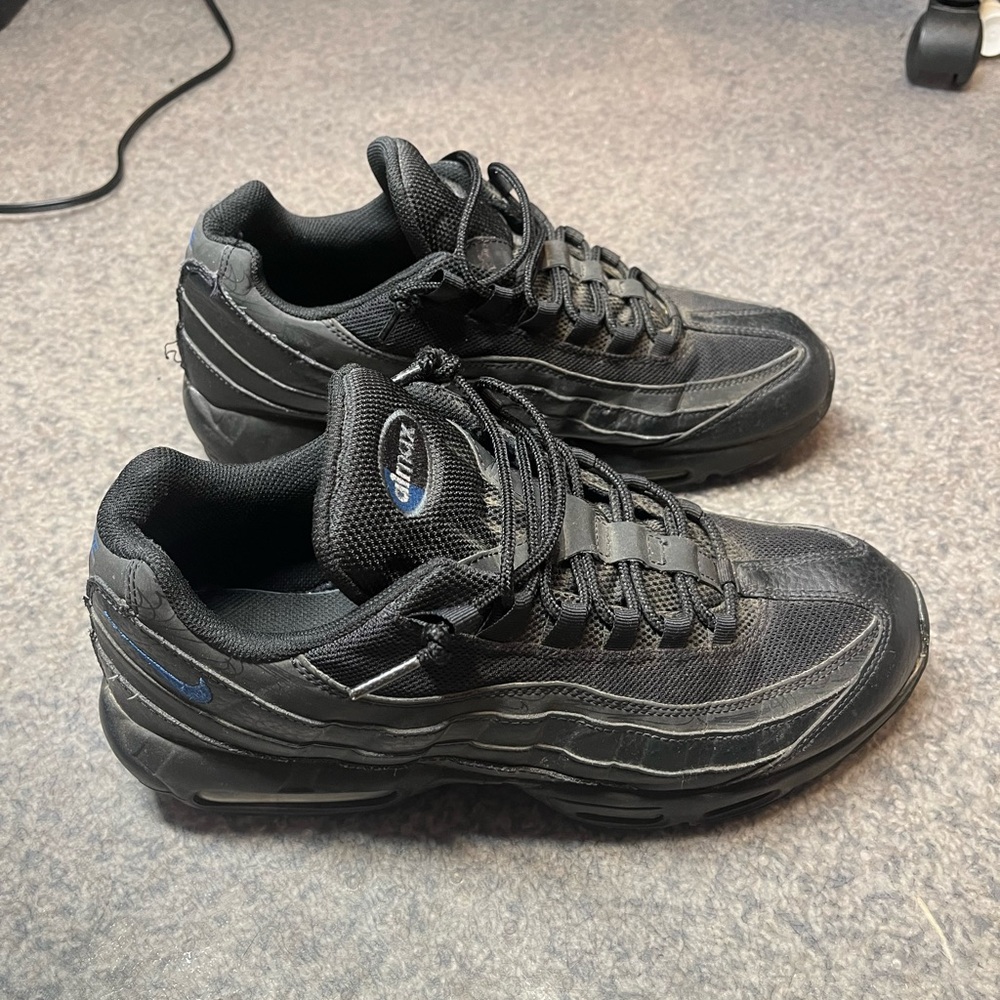 Nike Air Max 95 Black Sneakers Size 13 with Box